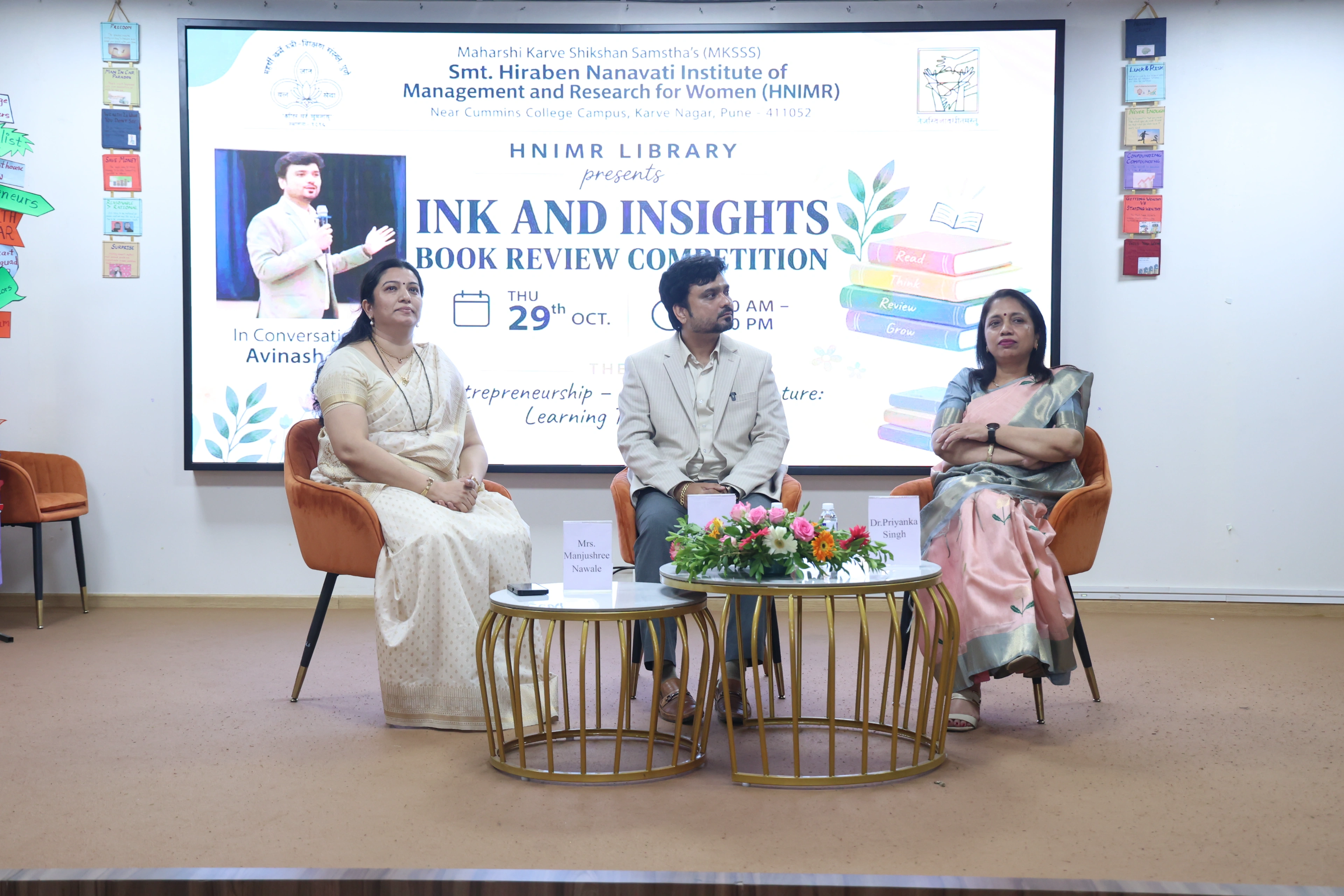 Ink & Insights 2026 at HNIMR Pune: 21 Books, 21 Lessons for Student Founders