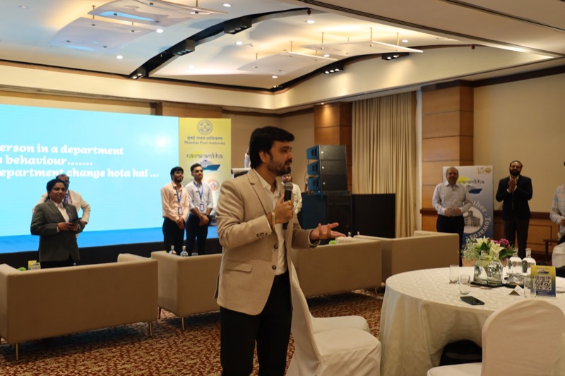 session for the young officer at Mumbai Port Authority